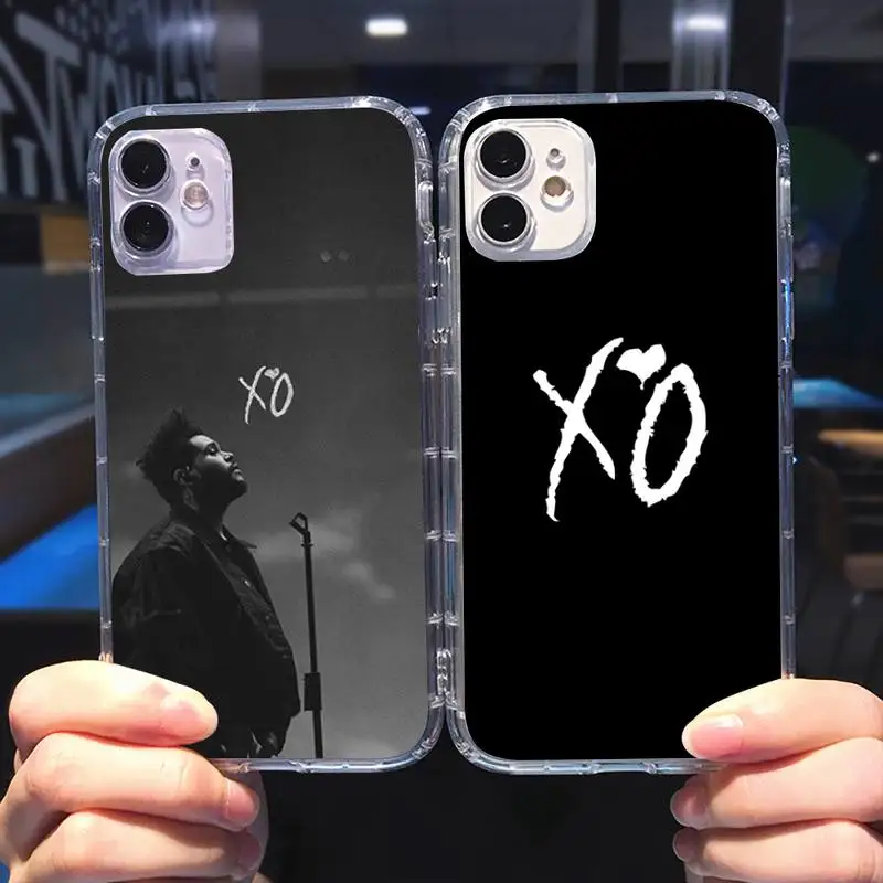 

The Weeknd Starboy Pop Cantor xo Phone Case For iphone 13 12 11 8 7 plus mini x xs xr pro max Transparent soft
