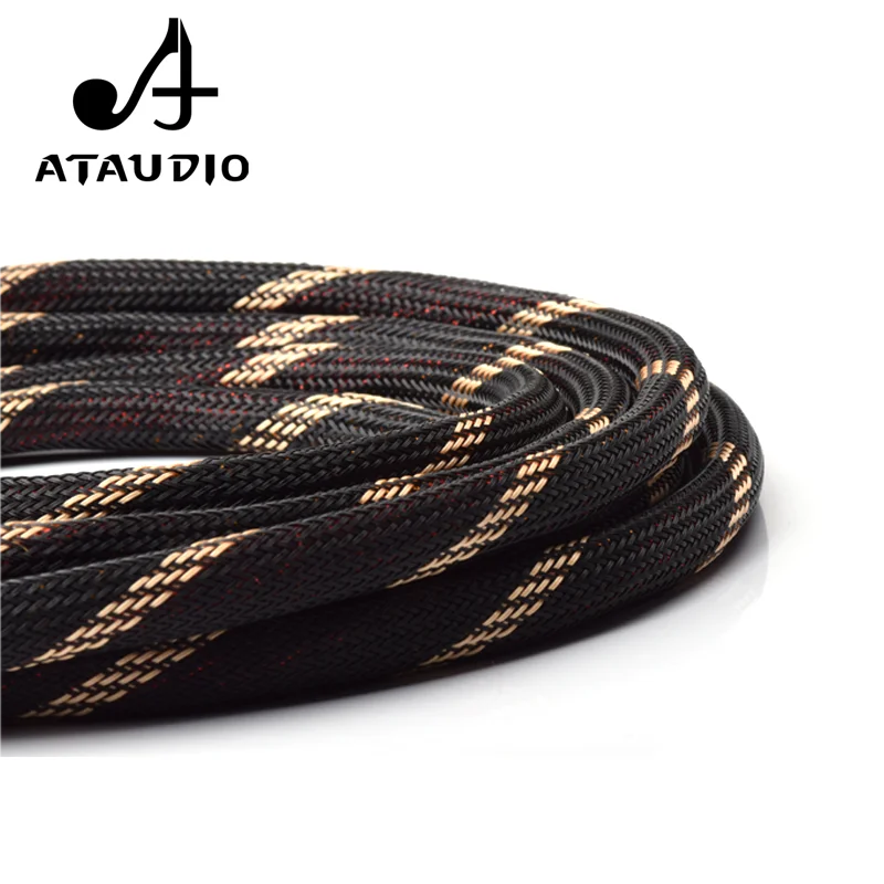 Кабель ATAUDIO HIFI для динамика высококачественный провод из чистой меди с 2 вилками