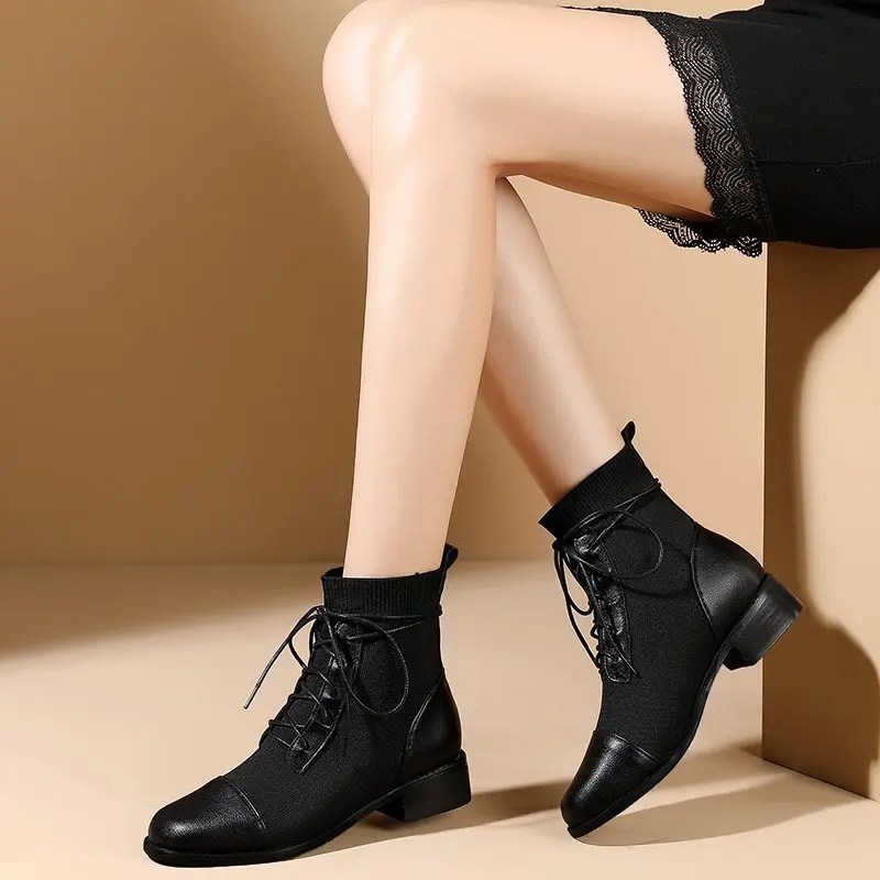 

Женские сапоги на платформе, зимние сапоги на высоком каблуке, 2021