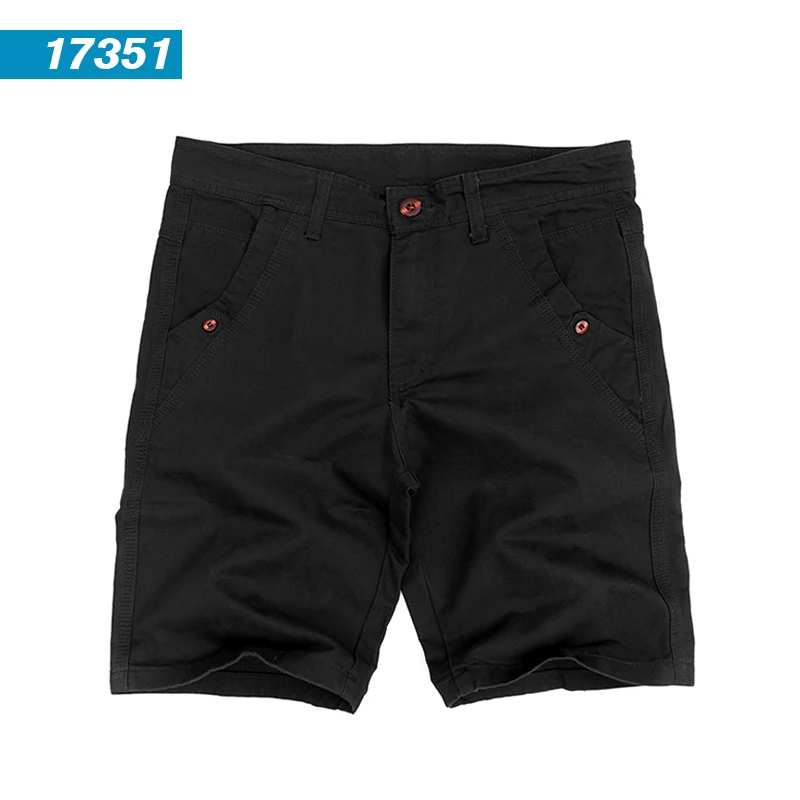 Шорты мужские хлопковые однотонные повседневные короткие штаны для бега и