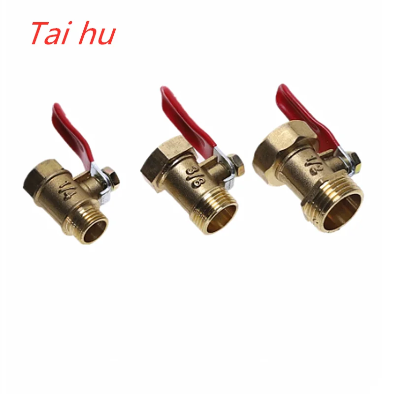 Пневматический 1/4 'Ɖ/8'' 1/2 'BSP с внутренней/наружной резьбой мини шаровой