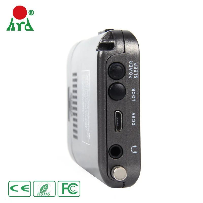 Радиоприемник VHF с двойным будильником портативное радио полным диапазоном FM AM SW