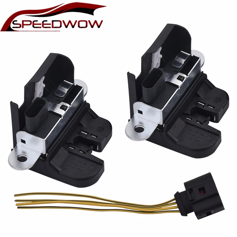 Блокировка багажника SPEEDWOW задней крышки защелка 6RD827505 5ND827505 для Volkswagen VW Golf Gti Passat