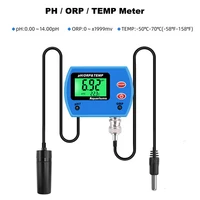 3 in 1 ph orp temperature meter monitor aquarium drink water quality analyser acidimeter oxidation reduction potential tester