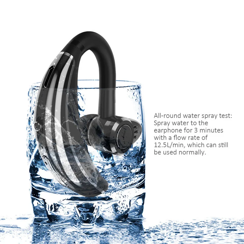 Q8 Bluetooth наушники с микрофоном голосовым управлением Беспроводная гарнитура для