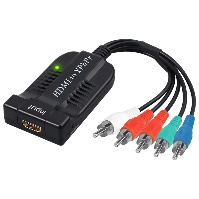 

1080P HDMI для компонентного видео YPbPr RCA преобразователь Адаптерный кабель R/L аудиовыход