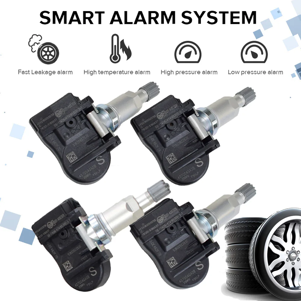 4 шт. Автомобильный датчик TPMS 40700 4GA0A давления в шинах 315 МГц для Infiniti Q50 4GA0B