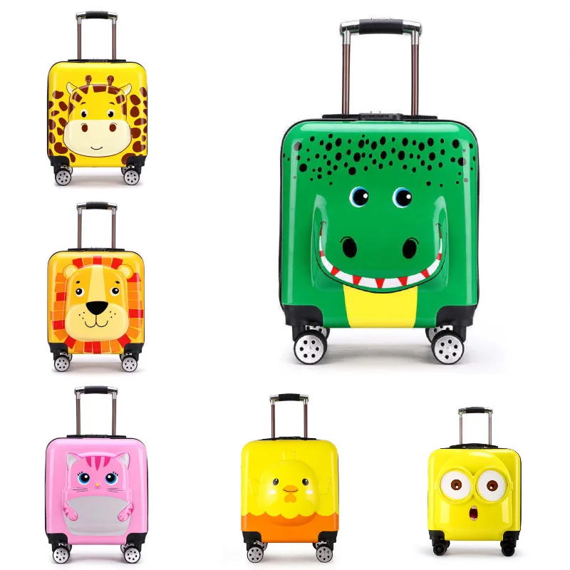 

Cute Duck Cartoon Children Trolley Lion Suitcase