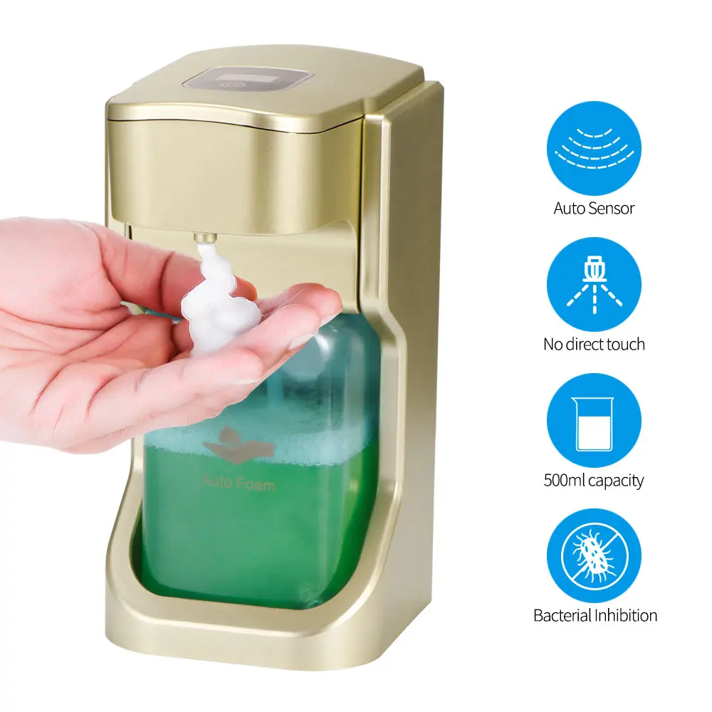 Бесконтактный Дозатор пены для мыла ванной кухни рук с инфракрасным датчиком