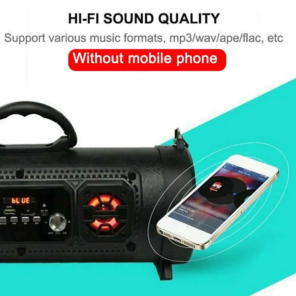 2020 Беспроводная Bluetooth-Колонка в форме ракетного пускового устройства