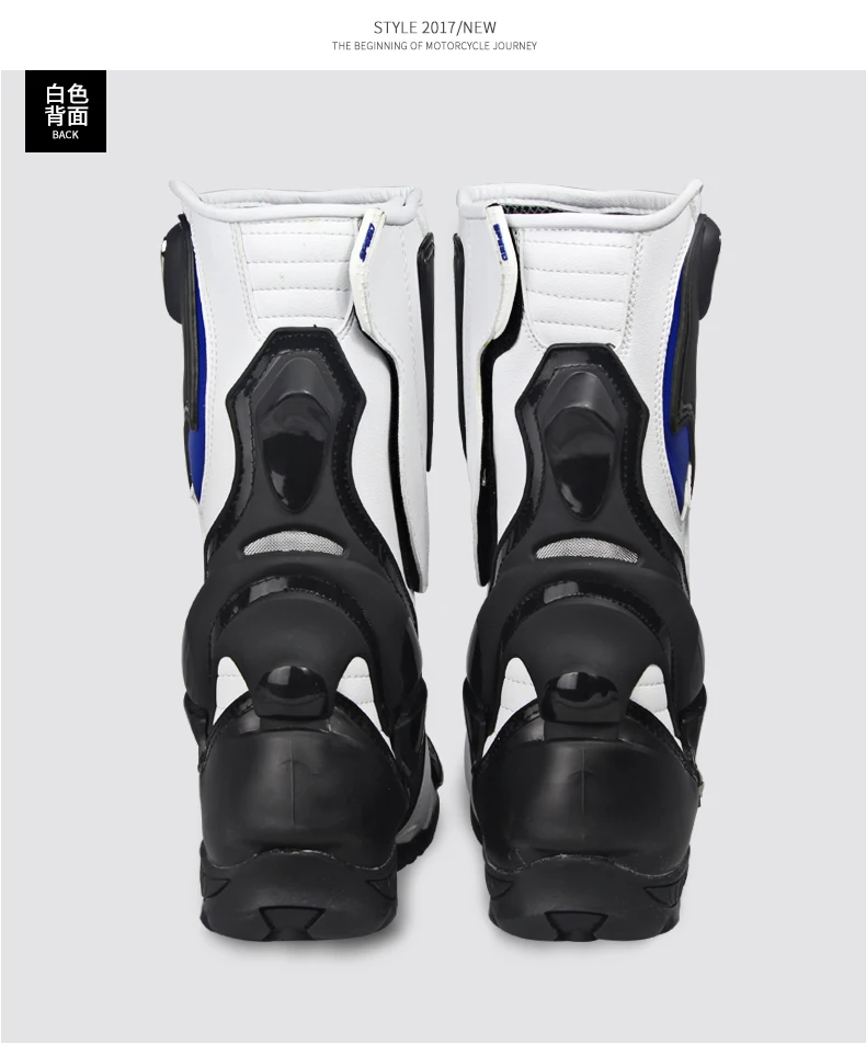 

Professional Men's Speed Motorcycle Boots BIKERS Racing motocross boots motobotinki motorcycle shoes motorboats B1002