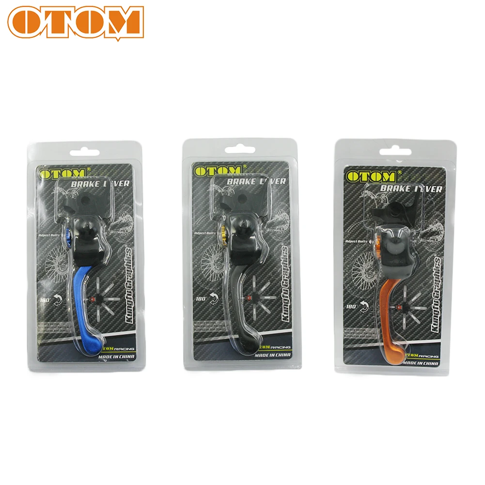Рычаг переднего тормоза OTOM для мотокросса складная ручка 7 передач регулируемый