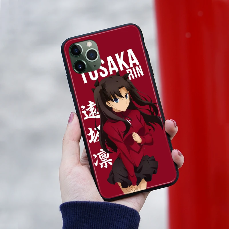 Чехол Tohsaka Rin для телефона с аниме чехол iPhone SE 6s 7 8 Plus X XR XS 11 Pro Max Samsung S Note 9 10 20 ultra |