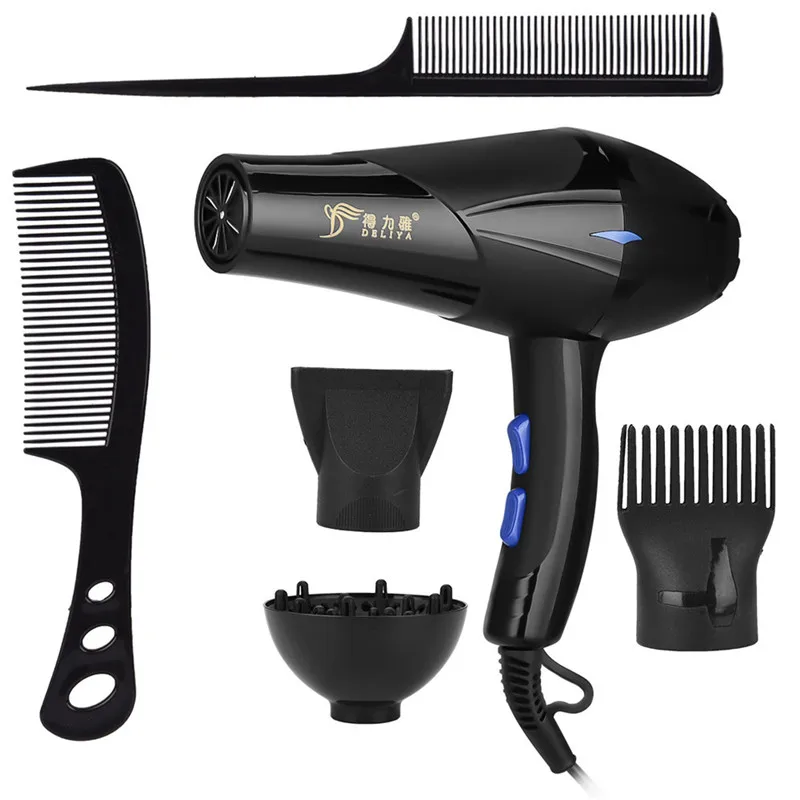 

2200W Professional Hair Dryer Large Power Anion Hair Repairing Hairdryer Hot/Cold Wind Fast Drying Air Blower Salon Styling Tool