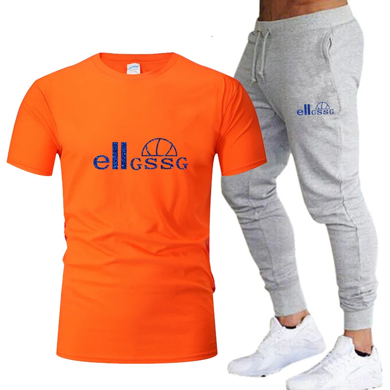 

2021 spring and summer sports shirt T-shirt S-3XL basketball + trousers sports pants casual pants daily S-3XL jogging