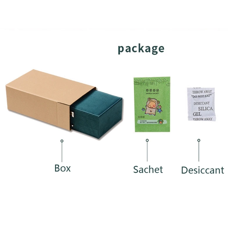 

Jewelry Box Organizer 2 Layer Jewel Storage Case Necklace Earrings Ring Leather Display Jewel Holder with Removable Tray