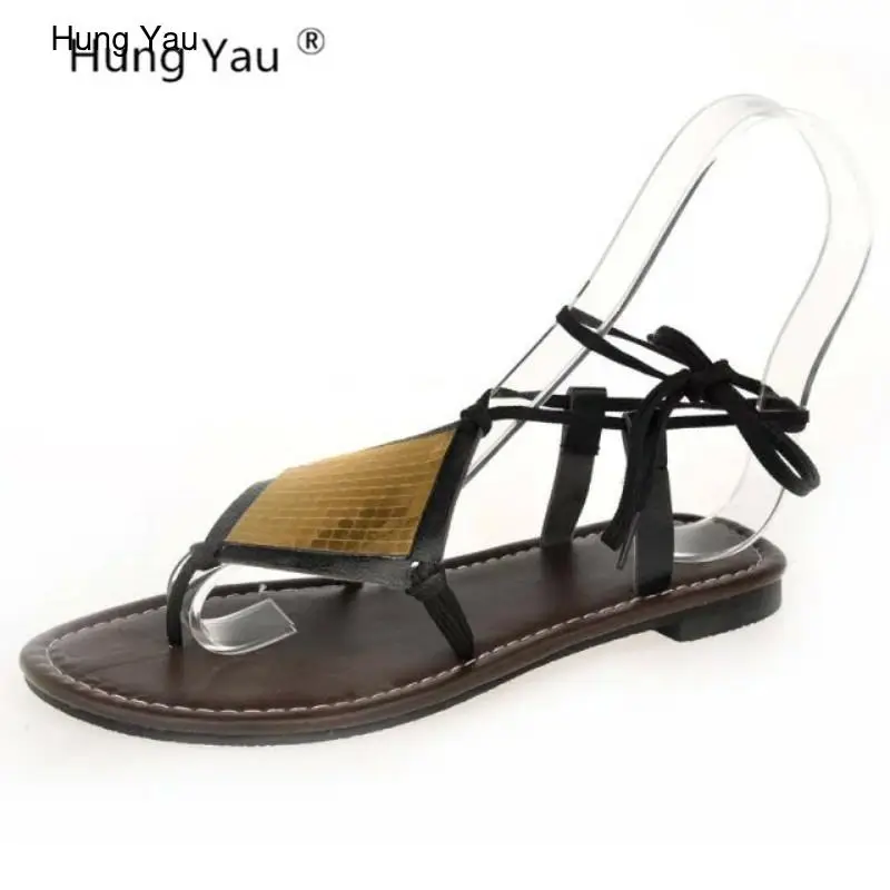 

Women Sequin Ladies Open Toe Sandals Flat Casual Shoes Fashion Outdoor Female Glitter Summer Bling Ankle Strap Shoes Size 34-39