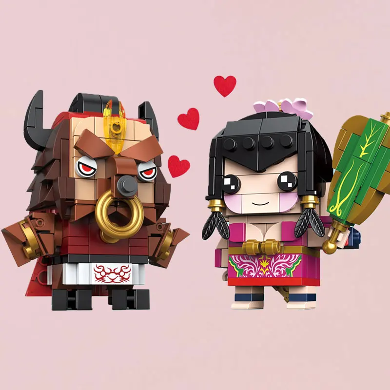

MOC Building Block Maker Movie Game Classic Figures Devil Couple Creative Assembly Model Kid Toy DIY Build Brick Birthday Gifts