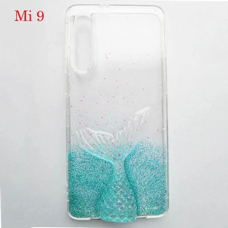 Mermaid Для Xiaomi mi A1 A2 lite A3 mi 9 SE Honor 8 lite F1 Примечание 10 redmi Note 5, 6, 7, 8 Pro 6A 7 7A диаманта bling ЛЕБЕДЬ блеск мягкий чехол для телефона - Цвет: Mermaid