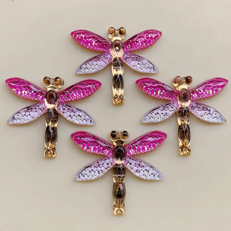 Женские серьги стрекозы радужного цвета ювелирные изделия в летнем стиле из