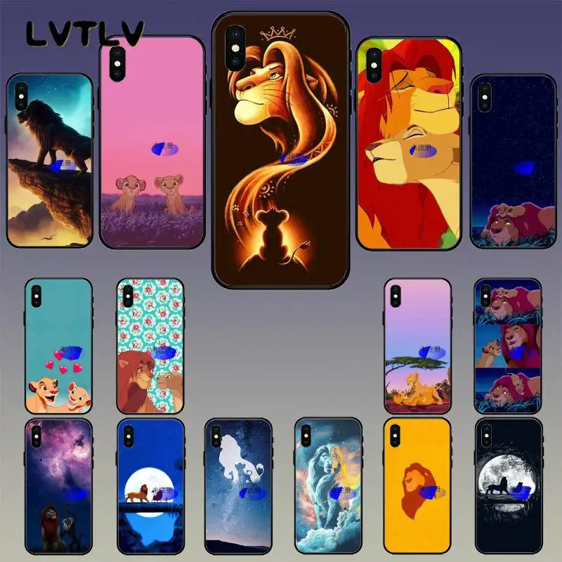 LVTLV мультфильм аниме Король Лев клиент высокое качество чехол для телефона iPhone 11