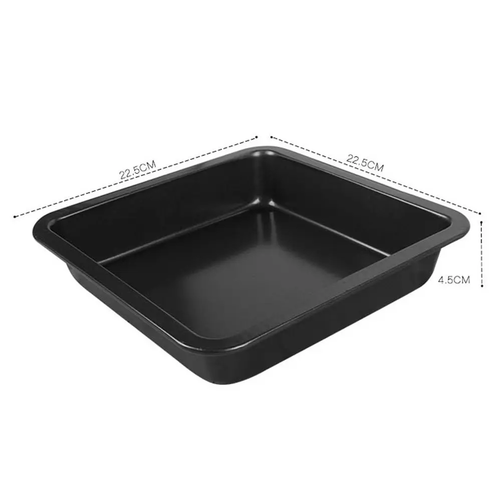 

8 Inch Non-stick Carbon Steel Cake Pan Square Bread Loaf Pastry Baking Bakeware Kitchen Dining Cake Molds