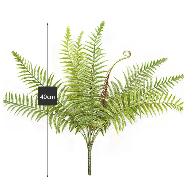 

Artificial plant Leaf Tropical Leaves Simulation Leaf Theme Party Decor Garden Home Artificial Flowers decor Fake green plants