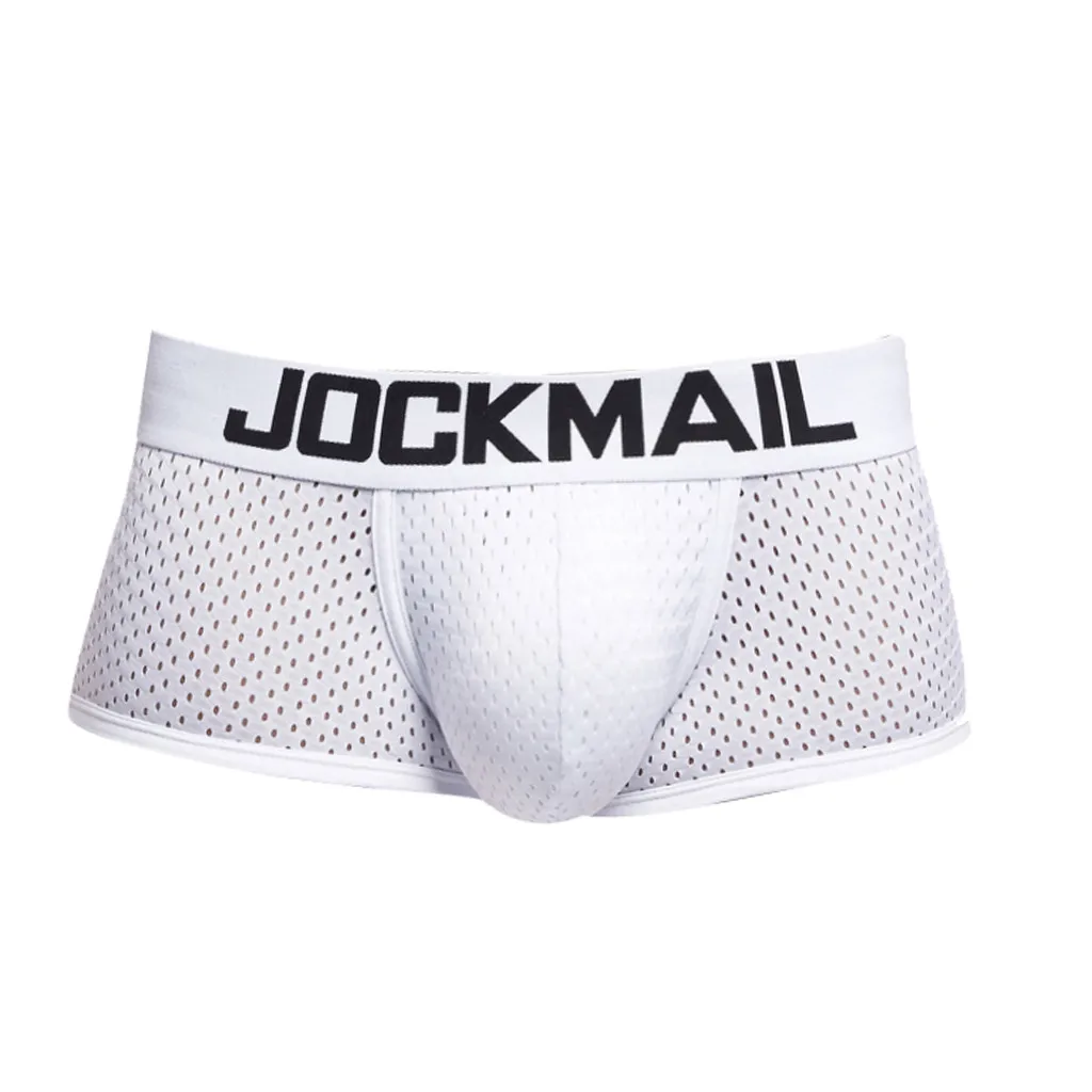 Мужские сексуальные трусы-брифы JOCKMAIL нижнее белье из дышащего хлопка для геев |