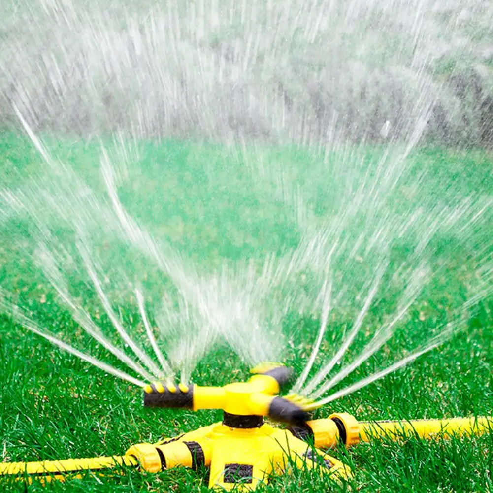 

Garden Lawn Sprinkler 360 Degree Automatic Rotating Sprinkler For Yard Lawn Water Gun Water Sprayers System Garden Supplies HOT