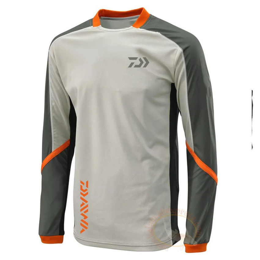 

2021 Fishing Clothing Outdoor Jersey Quick Dry Fishing Cycling Hiking Jersey Large Size Long Sleeve Anti-UV Autumn Fishing Shirt