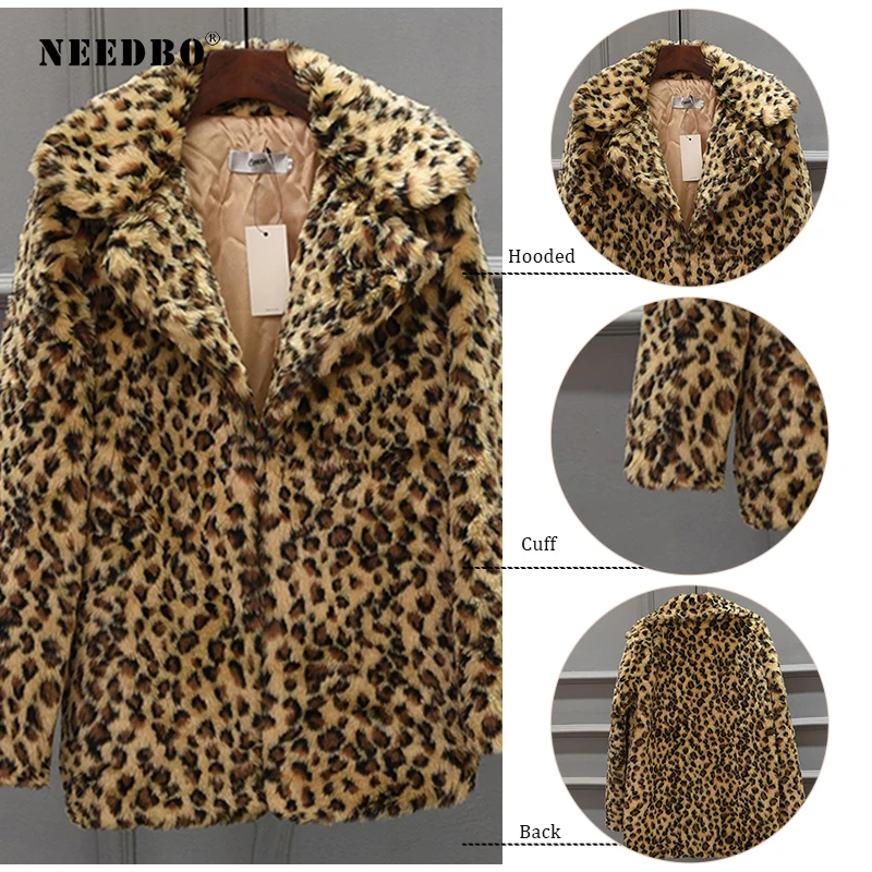 Blazer Women Casual Faux Fur Leopard Blazer Feminino Suit Women Blazers Jackets Long Sleeve Lady Coat Women Elegant Outwear