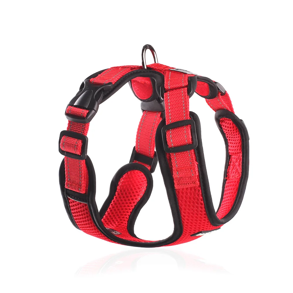 

Dog Harness for Small Medium Dogs Breathable No Pull Reflective Dogs Harness Puppy Vest for Pug French Bulldog Walking Training