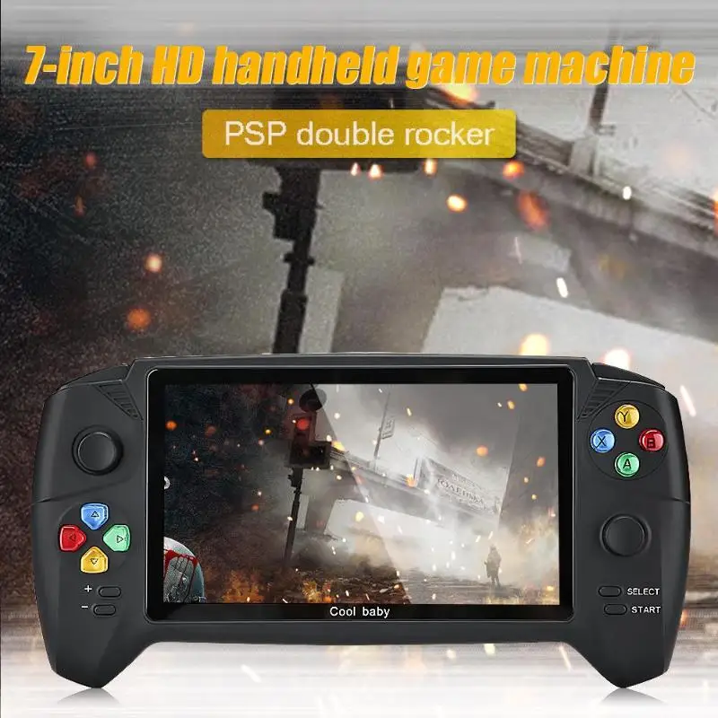 Новая портативная игровая консоль HD 7 дюймов поддержка видов эмуляторов макс. 48 г