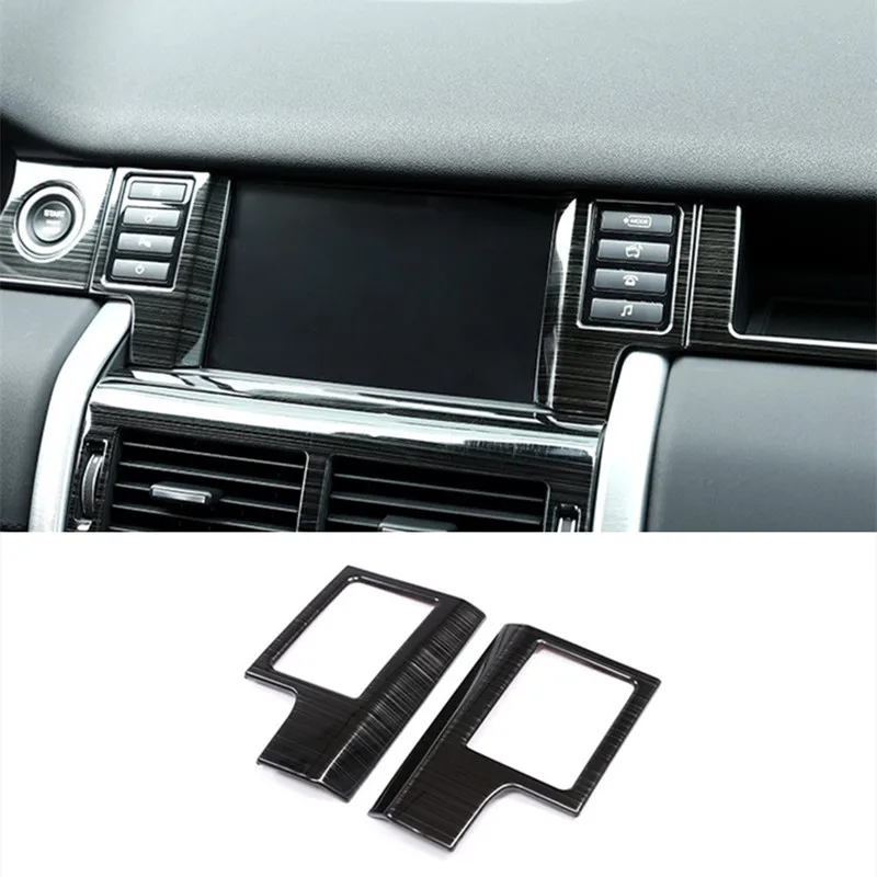 Черные многофункциональные кнопки наклейки украшения накладка 2 шт для Land Rover