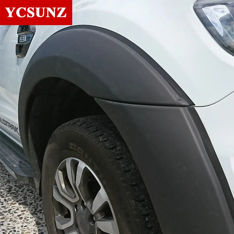 6 дюймовые черные крылья для Ford Ranger T7 Wildtrak 2016 2017 2018 двойная кабина|fender flares|fender fender