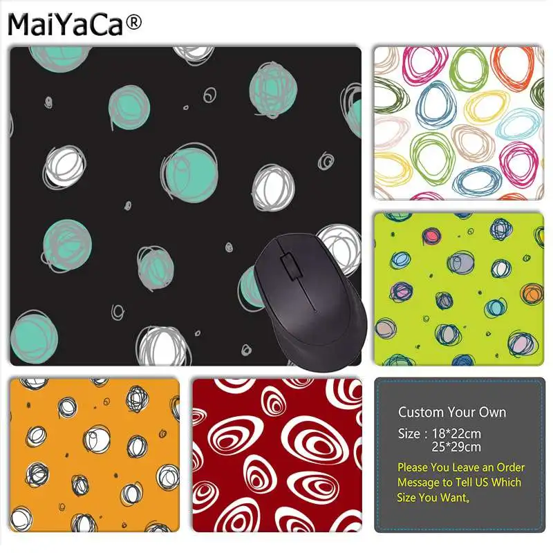 

MaiYaCa Your Own Mats circles Art Gamer Speed Mice Retail Small Rubber Mousepad Top Selling Wholesale Gaming Pad mouse
