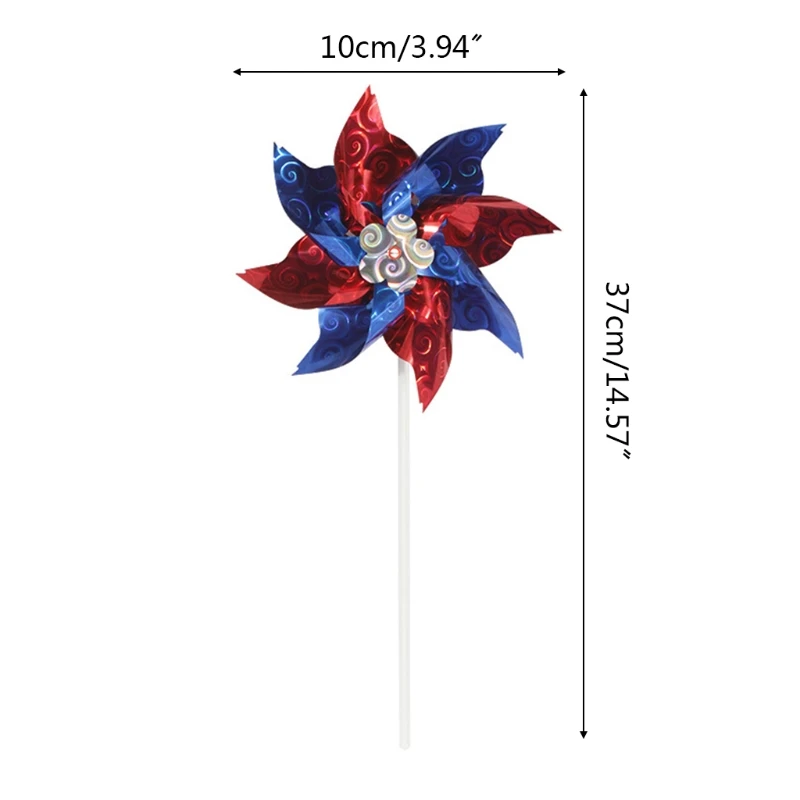 

2021 New Sequins Pinwheels Colorful Wind Spinners Garden Party Pinwheel Wind Spinner for Patio Lawn