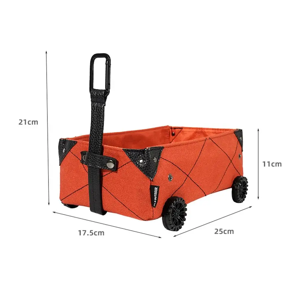 

Camping Durable Storage Box Waterproof Wear-resistant Folding Trolley High-capacity Portable Box Storage supplies
