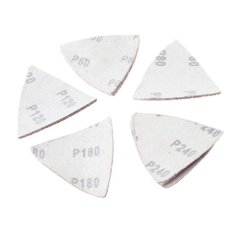 

26 Pcs Sanding Paper & Triangular Sanding Pad For Fein Power Multi Tools