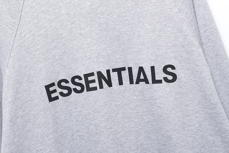 

Justin Bieber Essentials Terry Hoodies Men Women 100% Cotton Solid Color Essentials Pocket Pullover Hoodies Fast Shipping