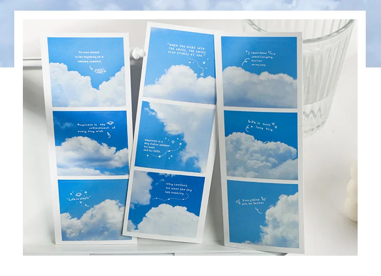 VanYi 3 шт./пакет декоративные наклейки для скутера дневника неба граффити