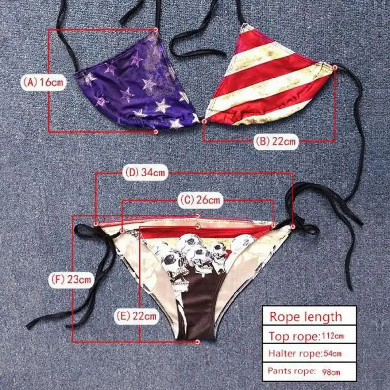 Сексуальный купальный костюм с эффектом пуш-ап комплект бикини лямкой на шее