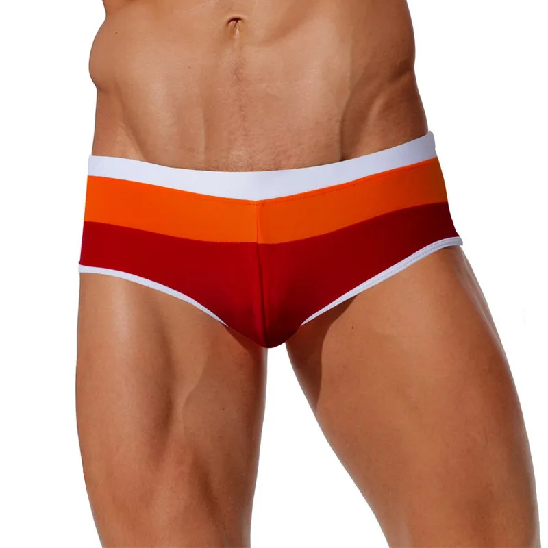 Плавательные мужские трусы троса сексуальные плавки для геев купальники бикини