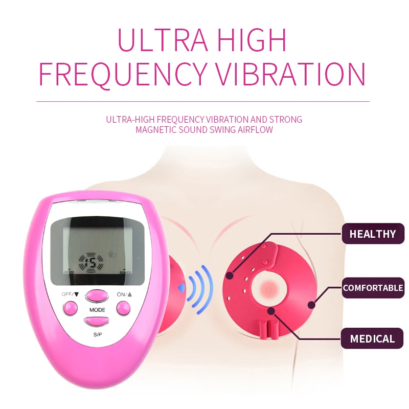 

Women Electronic Machine Muscle Pain Relief Firmer Health Care Women Tens Breast Massage Instrument Chest Mount Breast Massager