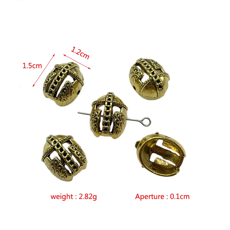 

JunKang alloy accessories perforated mask spacer DIY jewelry crafts amulet making connector supplies