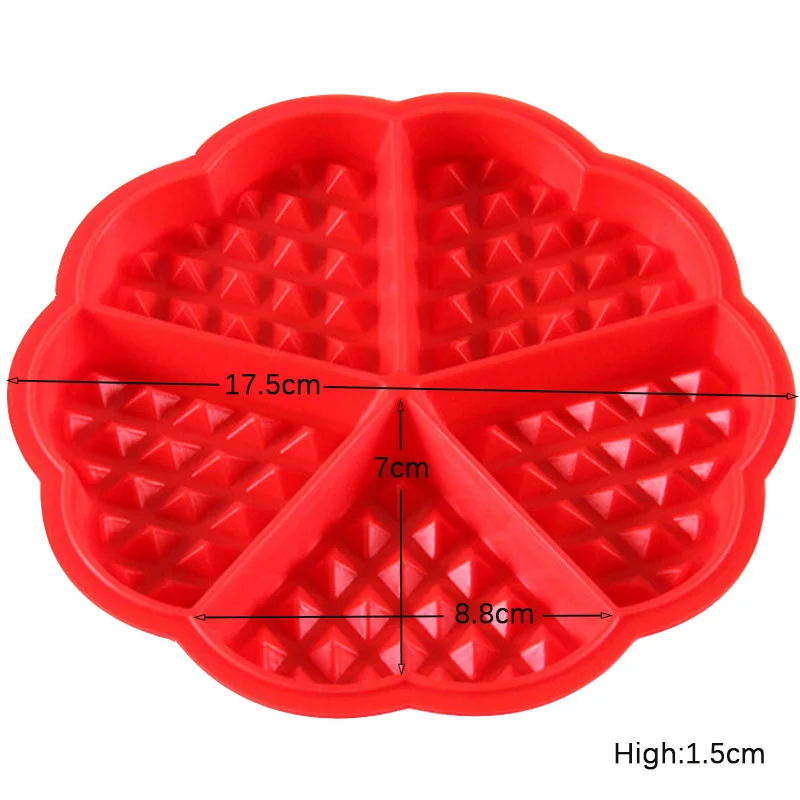 Квадратная силиконовая форма для торта вафлера кухонная утварь аксессуары