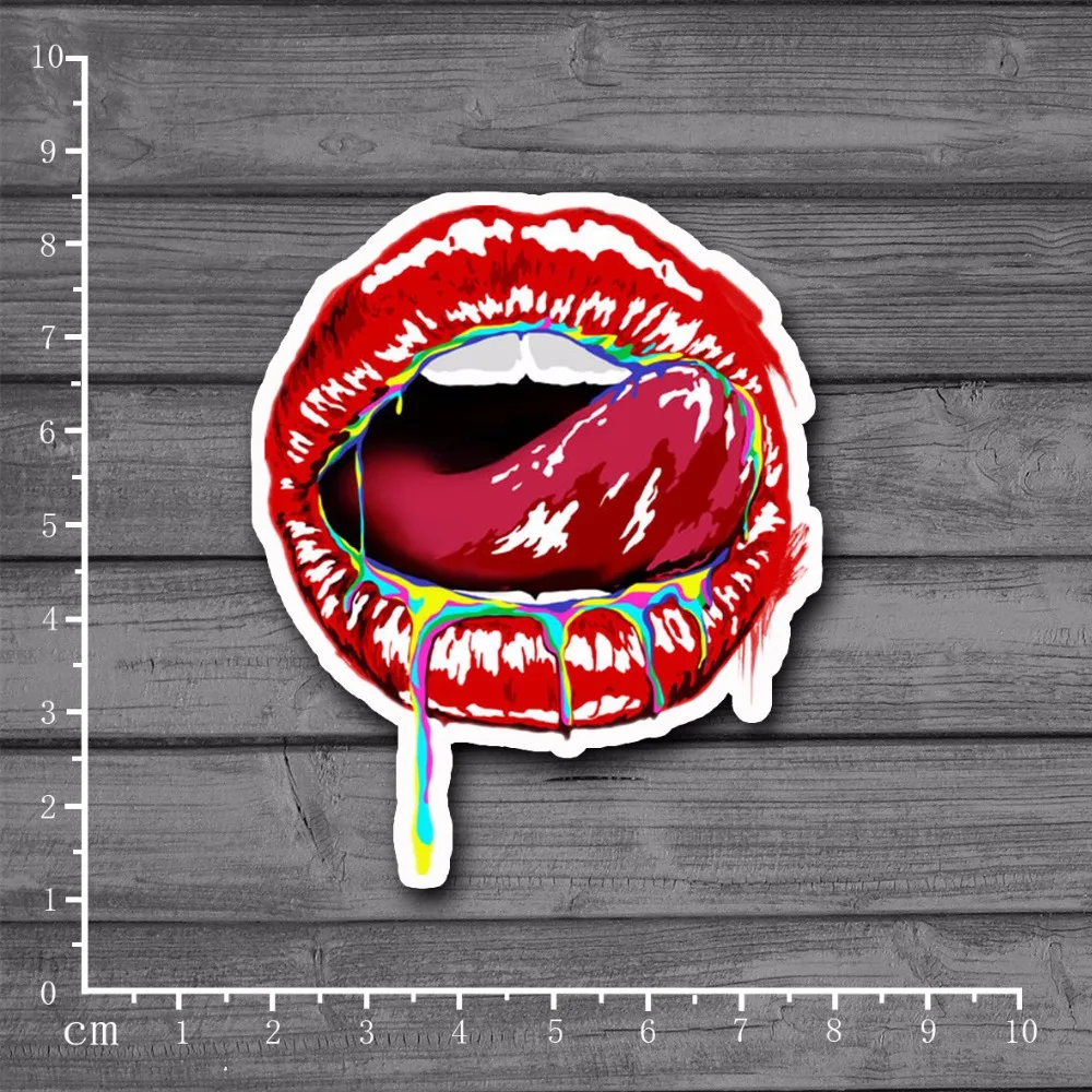 

Sexy Lips Car Sticker Decal Motorcycle Off-road Laptop High Quality KK Vinyl Cover Scratches Waterproof PVC Trunk Guitar JDM