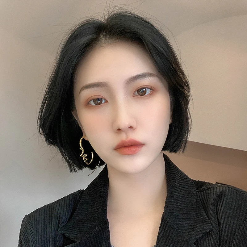 Европа и США высокое Класс чувство Детский жакет из денима для девочки Серьги в