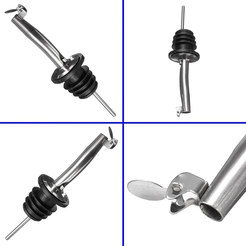 Акция! 10-упаковка нержавеющая сталь бутылки для вина наливки ликера набор