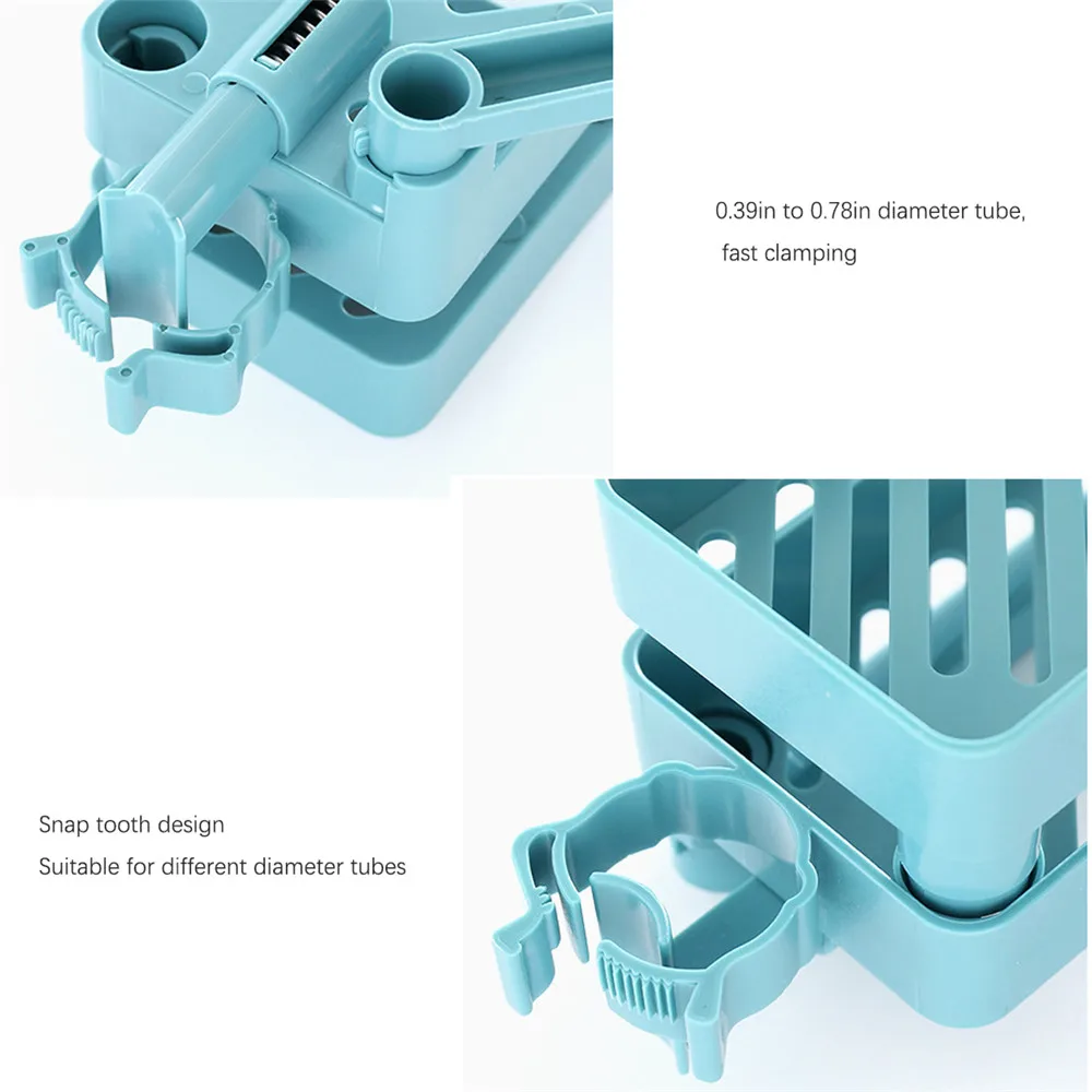 

Drain Rack Kitchen Multi Purpose Clip Type Pool Rag Soap Storage Rack Sponge Rack Useful Sink Holder Shelf Faucet Tool Dish New